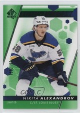 2022 SP Authentic Future Watch Limited Green 186/199 Nikita Alexandrov #174 14lt
