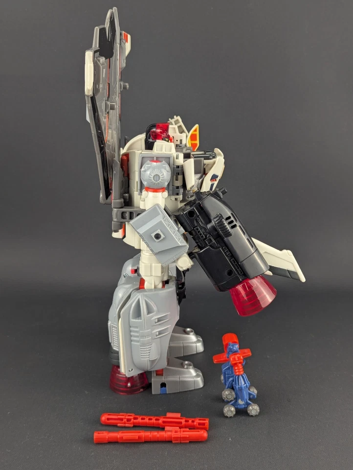 Transformers Armada Jetfire complete Hasbro 2003 Mega Class Minicon Comettor - Image 4 of 4