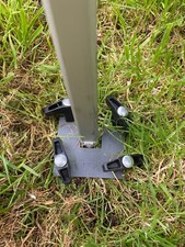 Awning Leg Feet Plate Anchor Campervan Motorhome Thule Omnistor Fiamma Peggy x2