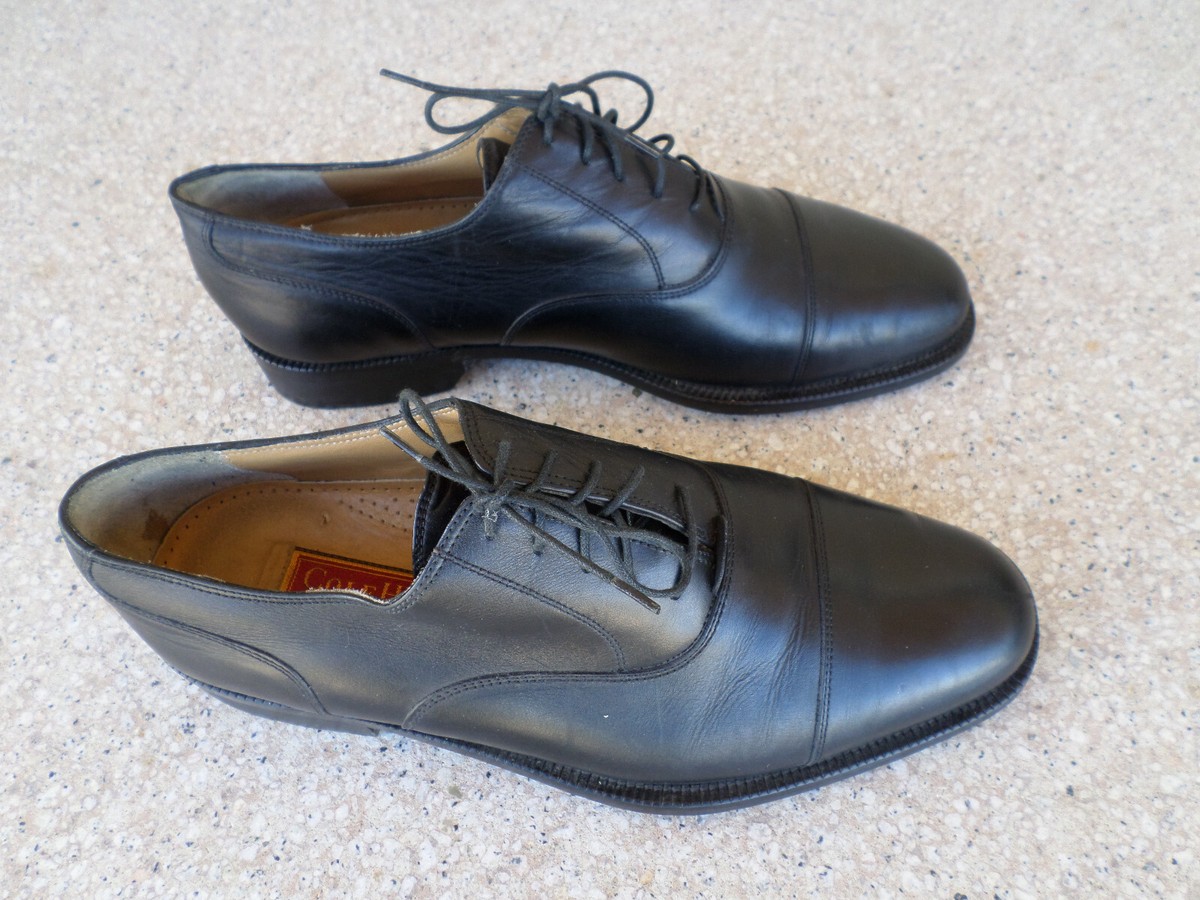 Cole Haan Mens Cap Toe Oxfords City‎ Leather Shoes Size 10M Black Cole Haan  main image 2
