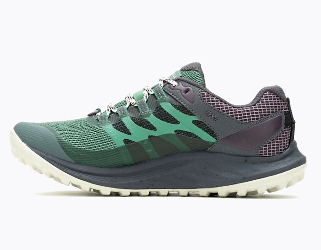 MERRELL Antora 3 GTX verde pino scarpe da ginnastica da passeggio donna Gore Tex RIDOTTE