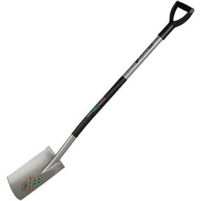 Gardol Ergoline Gärtnerspaten mit Borstahl-Stiel 22262901 Trittschutz