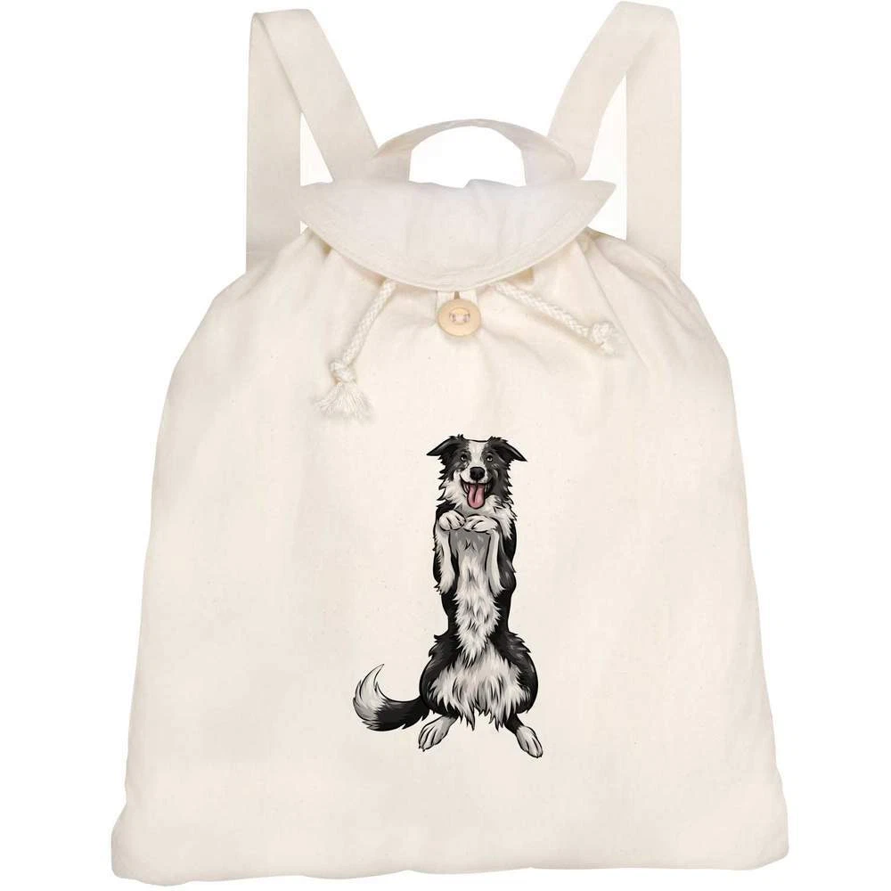 Border collie backpack cheap