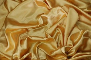 CHARMEUSE-LIGHT-SATIN-POLYESTER-FABRIC-60-SEWING-GOLD-SOLID-SILKY-75-YARDS