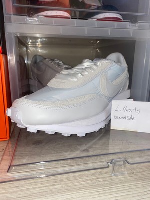 sacai waffle white