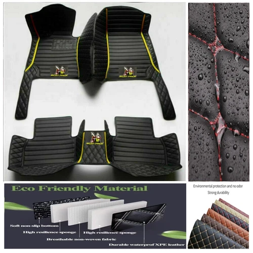 For Dodge Challenger RT Scat Pack Car Floor Mats Custom Auto Carpet Waterproof - Imagen 32 de 44