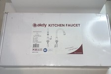 AKDY Easy Install SINGLE Handle PULL-Down SPRAYER Kitchen FAUCET Matte Black NEW