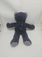 Ralph Lauren blue soft teddy bear stuffed animal plush baby