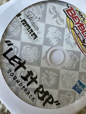 ベイブレード　CD Beyblade Let It Rip! Metal Fusion Theme Song Track CD 2010 Rare