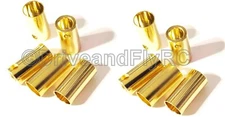 10 Pieces 6.5mm Gold Female Bullet Banana Plug Connector RC Battery Motor ESC 
