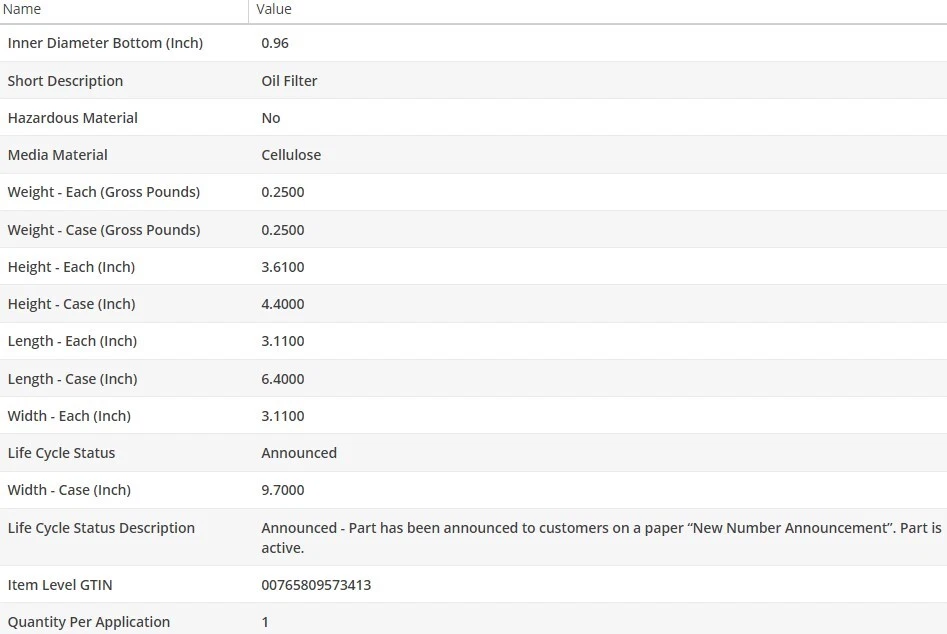 Filtro de óleo tipo fabricante de equipamento original WIX para ALFA ROMEO MITO 2012-2013 L4-1.4L - Imagem 4 de 4