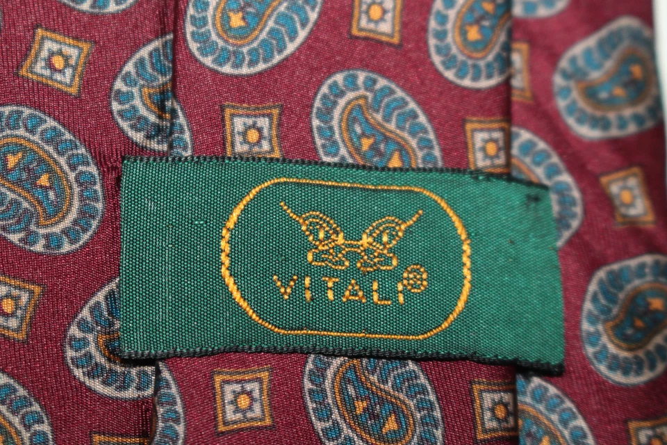 VITALI Silk tie Made in Italy F74663 - Image 4 of 4