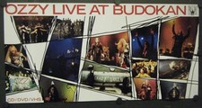 OZZY OSBOURNE "LIVE AT BUDOKAN" 2-SIDED U.S. PROMO POSTER - Black Sabbath Legend