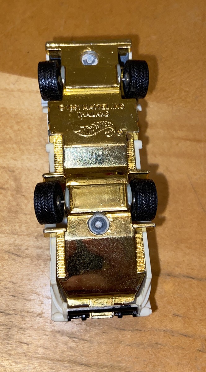 Vintage Hot Wheels 1991 Final Run Garbage Recycler Truck Rare Gold