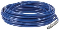 50 ft. x 1/4 in. Airless Paint Hose Flexible Durable Zinc Plated Spring Guards