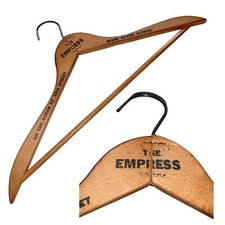 Vintage Wood Hanger THE EMPRESS Hotel Miami Beach Florida Souvenir MCM
