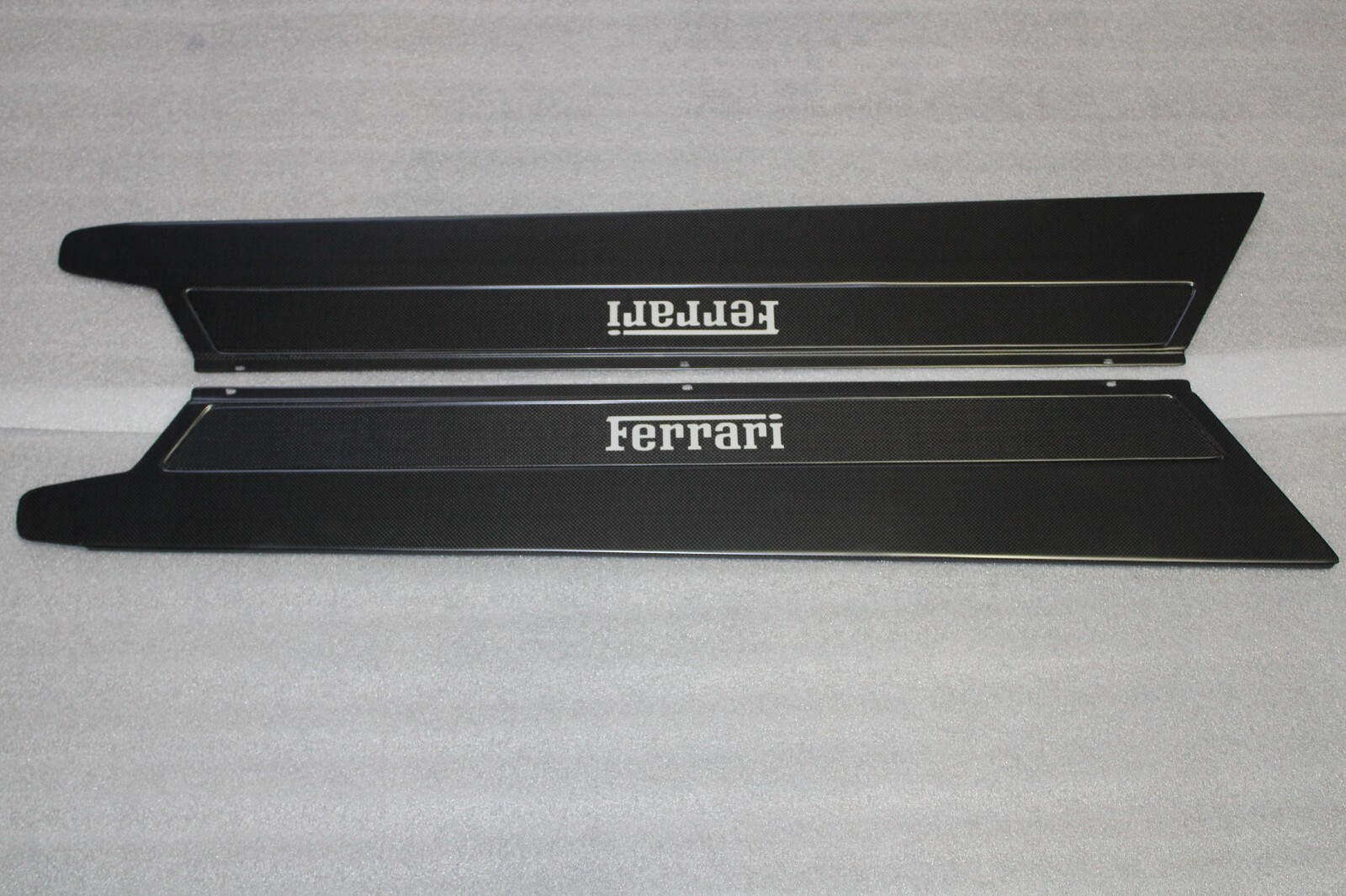 Ferrari 348, Carbon Fiber, Door Step Plate Set, RTUNED, New, P/N rtfe021ds348