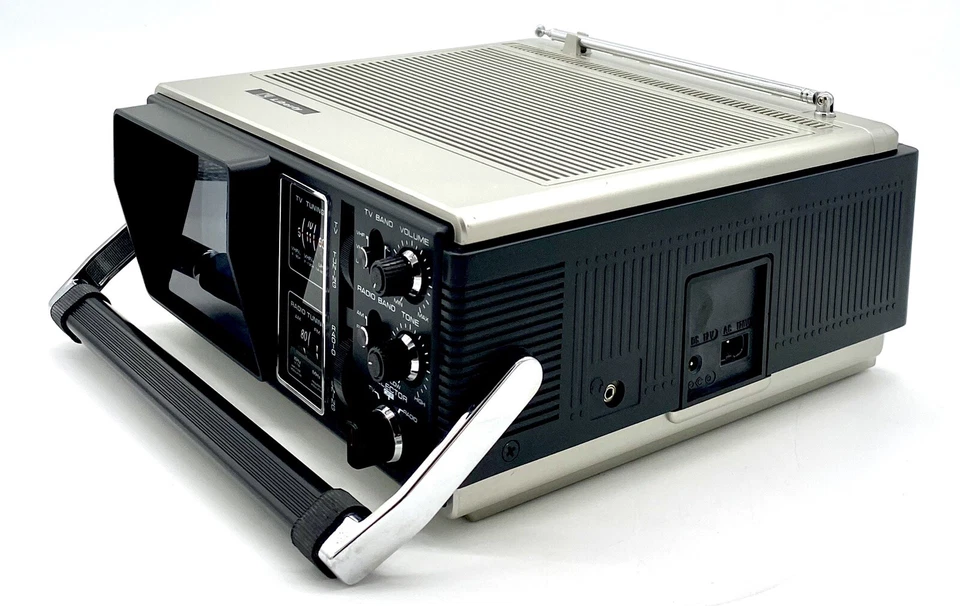 RAB24 - De colección Liberty UHF VHF Portátil 5" Televisión AM FM Radio #5002 Foto 4 de 4