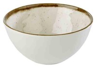 12 Schale Snackschale BeilagenschäLchen Melamin WeißBraun ØXh 15 X 7,5 Cm
