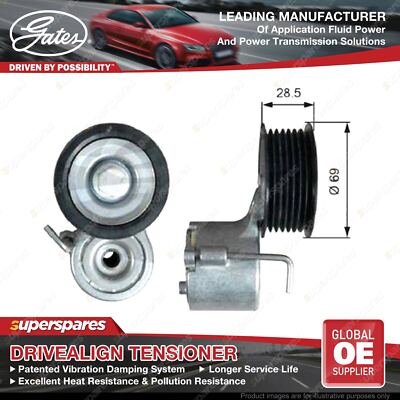 Gates DriveAlign Alternator Belt Tensioner for Audi A4 A5 A6 A7 Q5 Q7 3