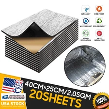 20 sheets For reduction noise Car Sound Deadening heat insulation Mat 16''x10''