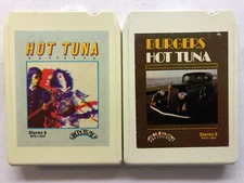 HOT TUNA 8 TRACK TAPE LOT BURGERS/ HOPPK ORV PLAY GOOD PADS SPLICE