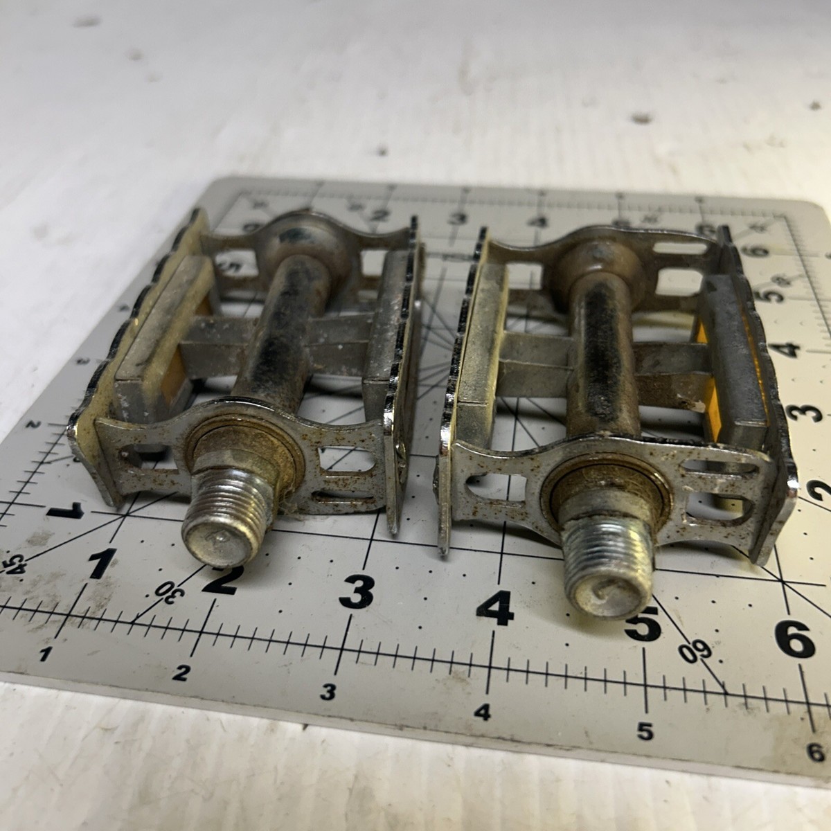 Pédales Vélo Lyotard Rat Trap 136 NOS - 9/16" - France - Vintage Eroica