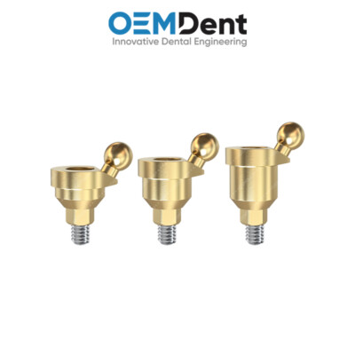 Angulated 18° Ball Attachment - Noris  Int Hex 2.42mm Compatible