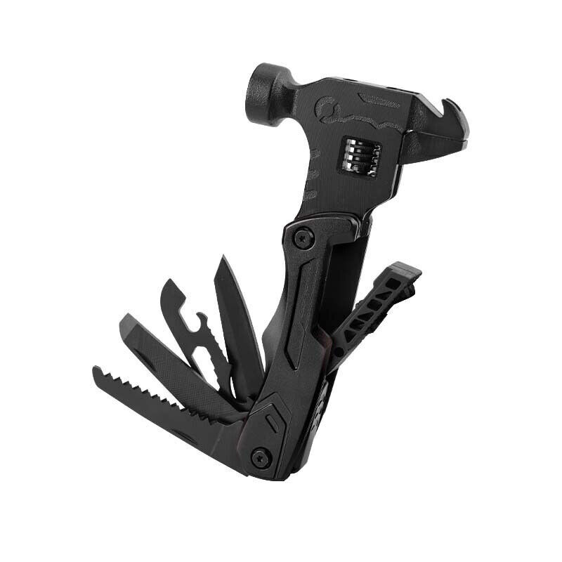 Multi Function Hammer Purpose Wrench Knife Combination Tool Folding Camping Home
