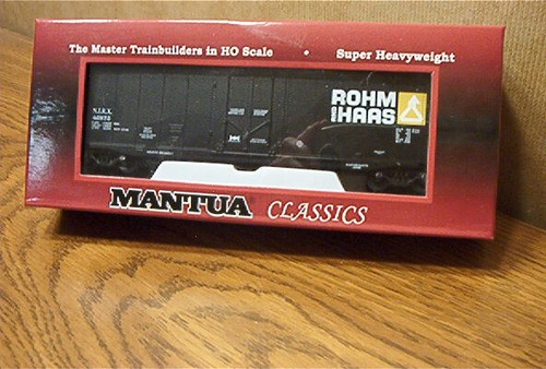MANTUA Classics ROHM y HAAS 50' Enchufe Puerta Caja Coche HO Scl 755235 | Zustand: New