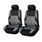 For Jeep Front Car Seat Cover 2-Seats Cloth Cushion Protector Passenger & Drive