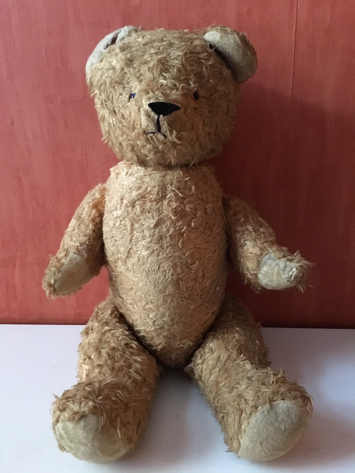 Ancien Ours En Peluche Articulé - Ours Vintage Avec Caractère