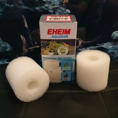 EHEIM aquaball Innenfilter Filterpatronen 2618080 weiß Filterschwamm 2er-Pack