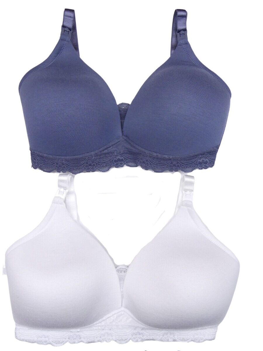 Maternity Nursing Bra Two Pack Mothercare T Shirt Type Support