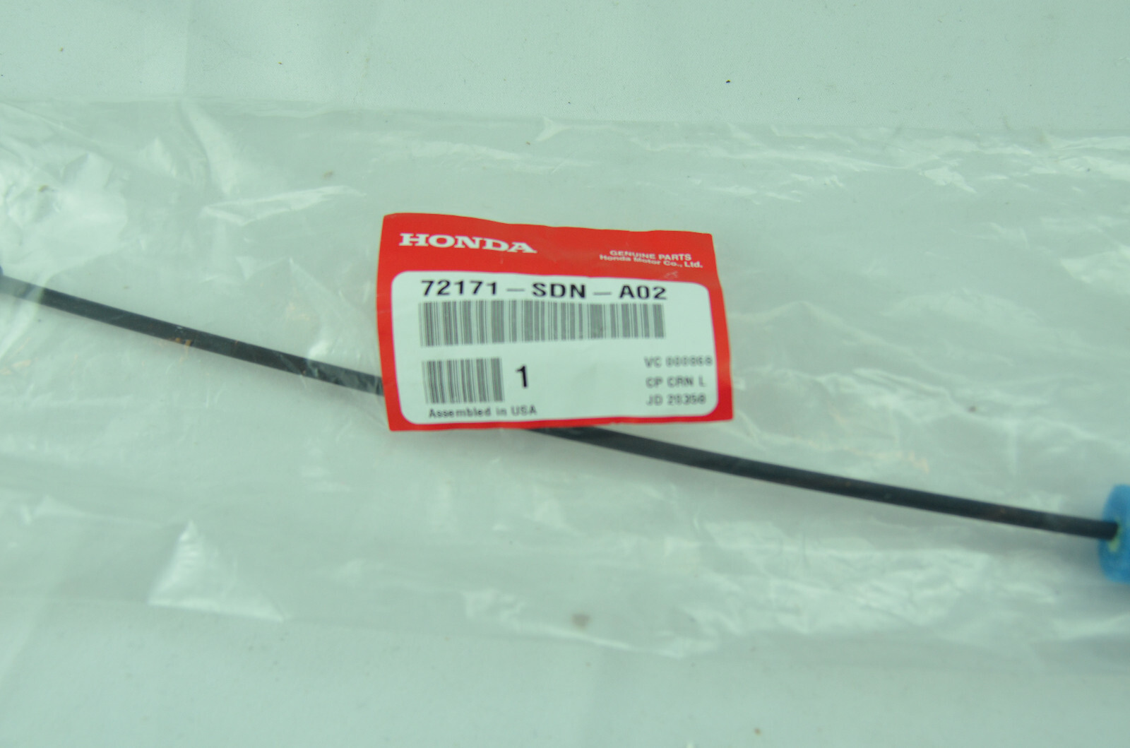 NEW HONDA OEM 0304 2 DOOR Accord Front DoorLock Cable Left 72171SDN