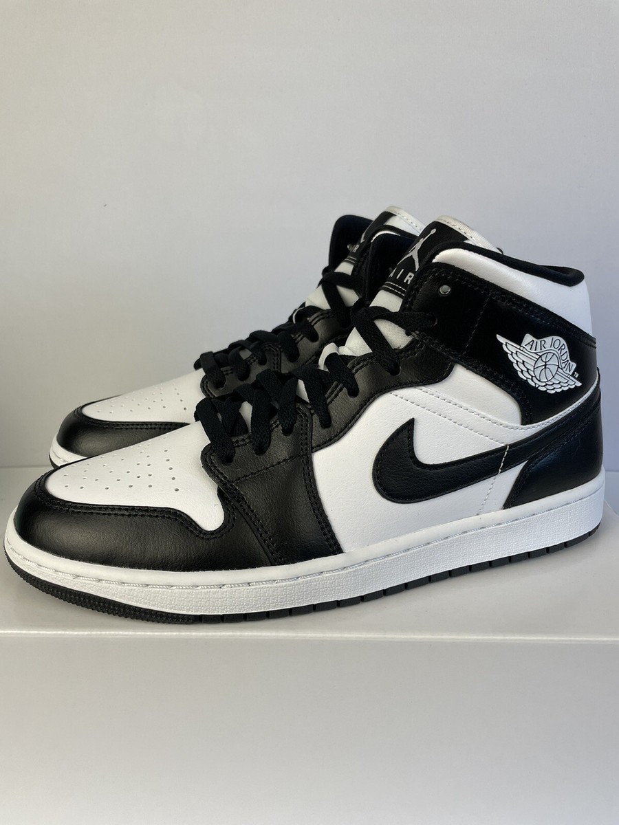 Air Jordan 1 Mid Panda Black White Sneakers DV0991-101 Women's