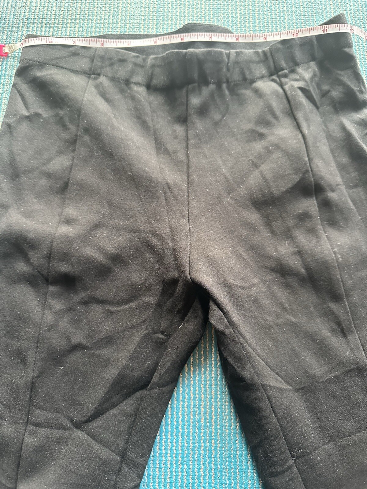 FILA Pantaloni The Row elasticizzati con spacco subacqueo davanti colore nero taglia S