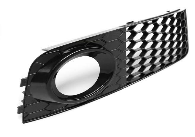 Grille antibrouillard Audi A4 B8 2008-2011 noire en plastique ABS - 2