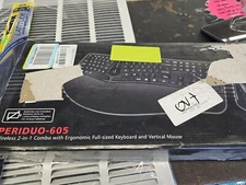 Perixx PERIDUO-605 Wireless 2.4 Ergonomic Fullsize Keyboard Mouse Set Wrist Rest