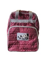 Vintage 80s Maroon White Stag Ski Backpack