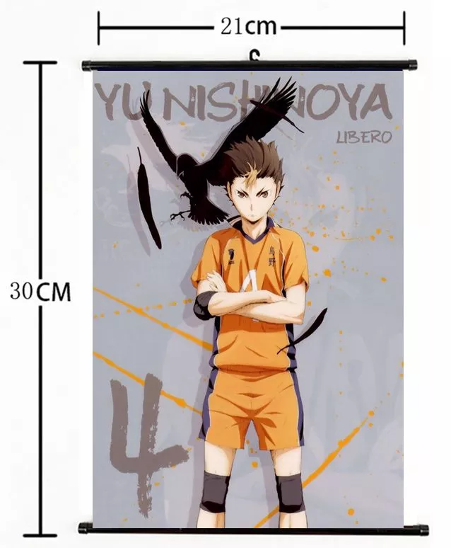 Anime Haikyuu high school vôlei Parede Poster Scroll Home Decor Cosplay 1082