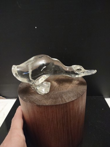 Vintage Art Glass Murano Style Duck Paperweight. Beautiful - Picture 2 of 13