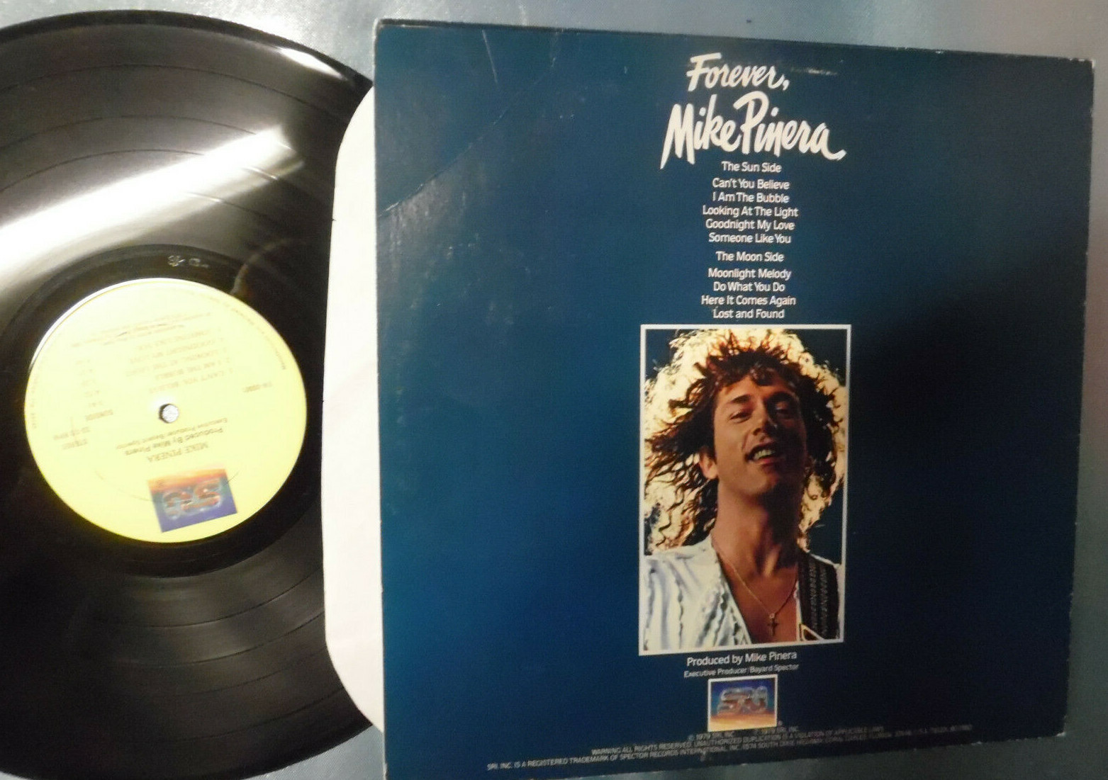 MIKE PINERA (Iron Butterfly guitarist) "Forever" 1979 solo vinyl LP on SRI Inc. eBay