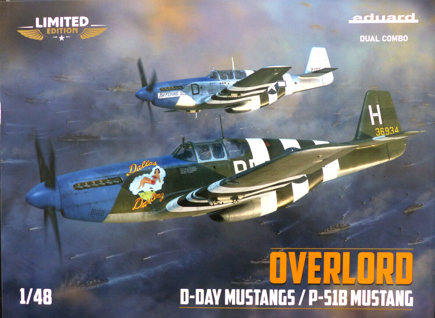 Eduard 11181 - 1:48 OVERLORD D-Day Mustangs / P-51B MUSTANG Dual Combo Limited
