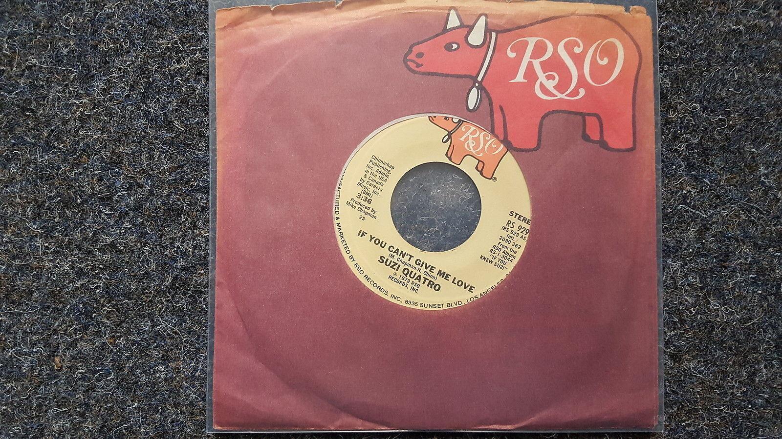 7"" Single Vinyl Suzi Quatro - If you can't give me love US DIFFERENT B-SIDE