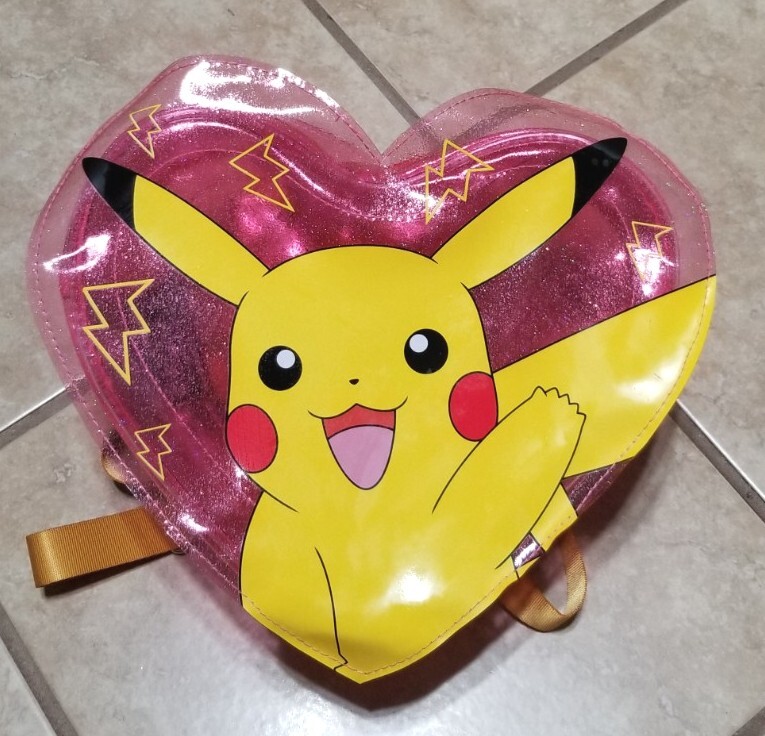 Bioworld Pokemon Pikachu Glitter Pink Jelly PVC Backpack | eBay display picture 3