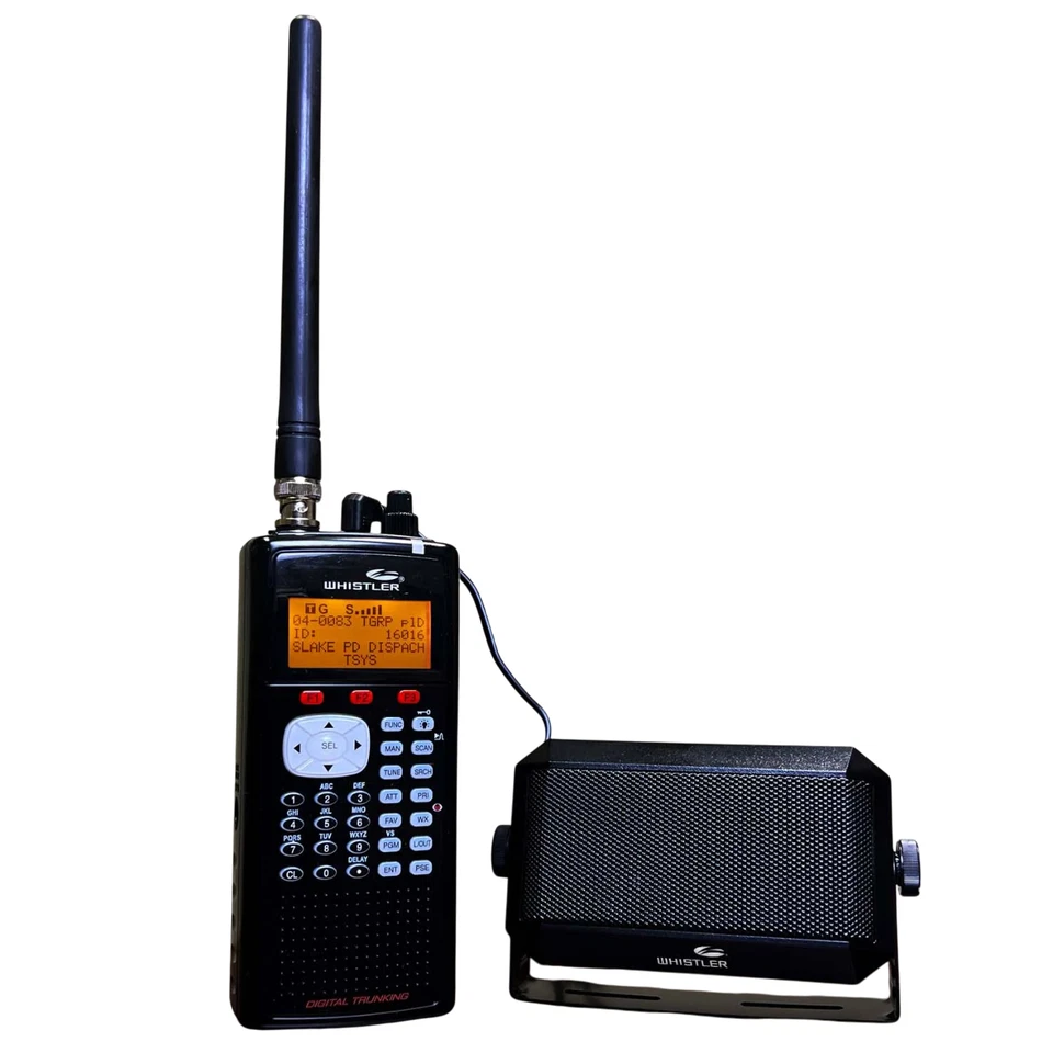 2 Altavoces Externos Whistler Soporte Montado Radio Escáner WES-350 - NUEVO Foto 3 de 4