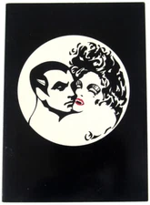 Vtg 1970s Odd Pop Art Satyr Pan Kisses Vampire Syrinx by Christopher Moser