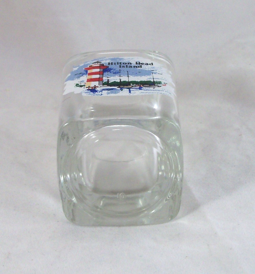 Hilton Head Island South Carolina Souvenir Square Shot Glass eBay