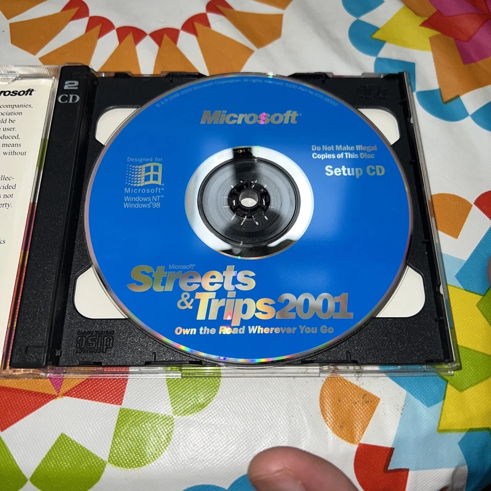 Streets And Trips 2001 Microsoft PC CD-Rom - A511 - Image 4 of 4